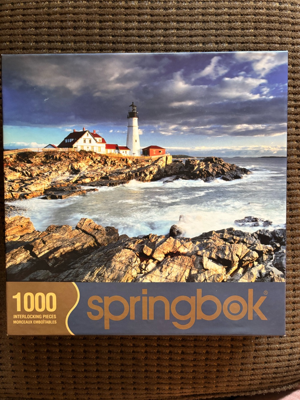 1000 piece Springbok Puzzle Lighthouse Scene NIB